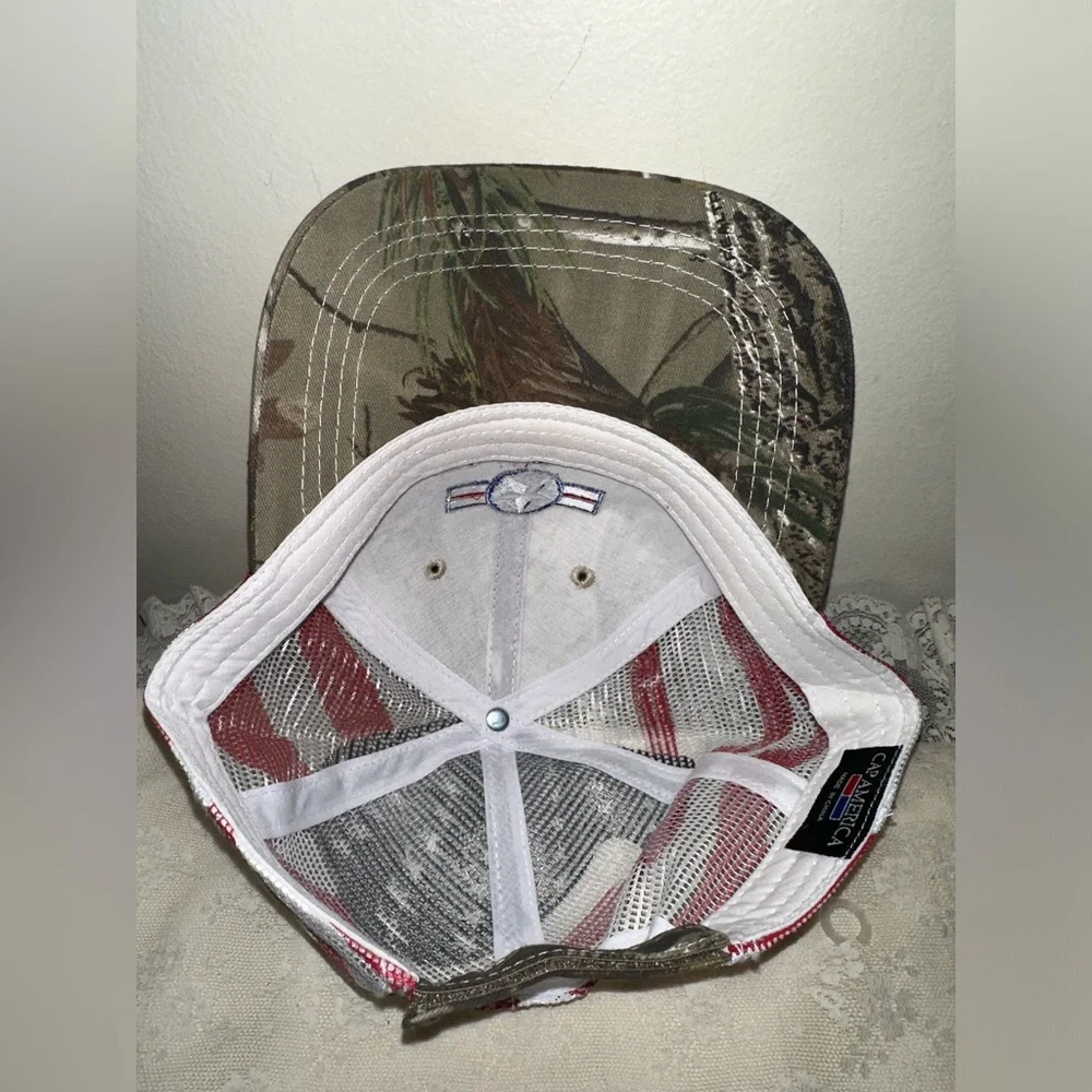 USA Truck Realtree Camo Mesh Strapback Cap Trucker Baseball Hat Cap America